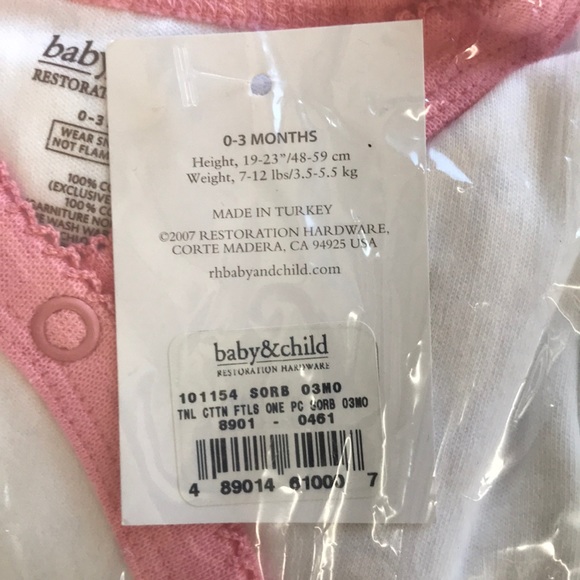 Organic Cotton open foot sleeper - Picture 4 of 5